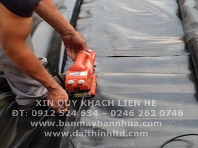 m&aacute;y h&agrave;n bạt nhựa JIT800, m&aacute;y &eacute;p bạt JIT800, m&aacute;y &eacute;p bạc, m&aacute;y h&agrave;n bạt hdpe ao nu&ocirc;i t&ocirc;m