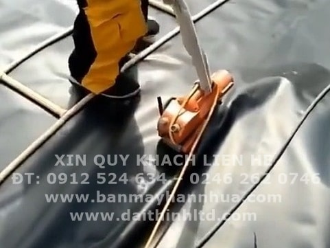 M&aacute;y h&agrave;n bạt nhựa tự động TH501 - M&aacute;y h&agrave;n bạt HDPE gi&aacute; rẻ