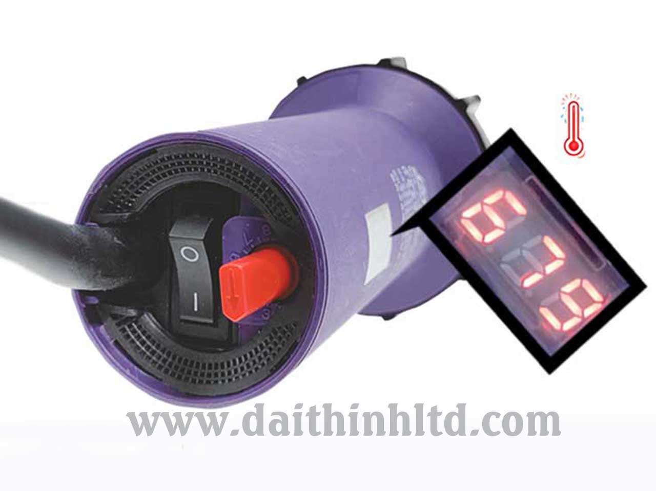 M&aacute;y h&agrave;n nhựa cầm tay DSH XD c&oacute; m&agrave;n h&igrave;nh hiển thị nhiệt độ