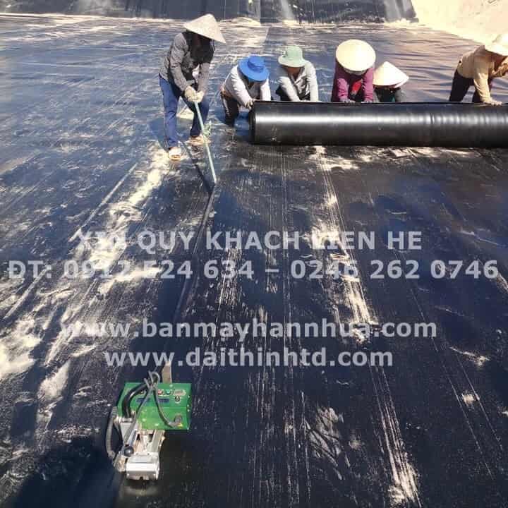 M&aacute;y h&agrave;n nhựa LST GM1 m&aacute;y h&agrave;n bạt nhựa hdpe chống thấm b&atilde;i xử l&yacute; r&aacute;c thải