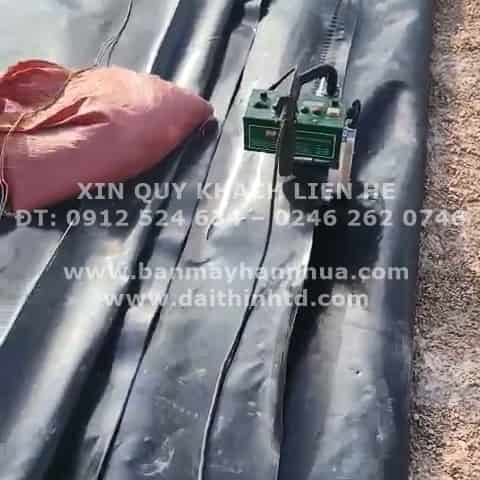 m&aacute;y h&agrave;n nhựa tự động LST GM1 m&aacute;y h&agrave;n bạt hdpe l&agrave;m hầm biogas
