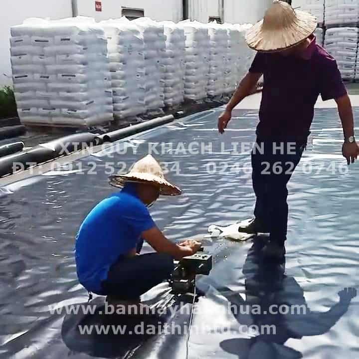 m&aacute;y h&agrave;n bạt nhựa lst gm1