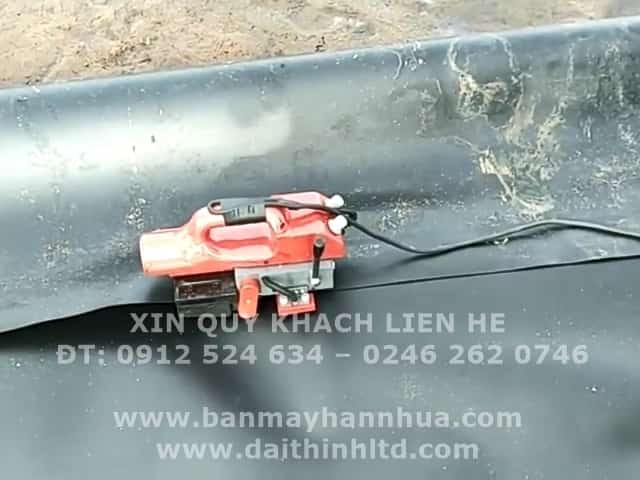 M&aacute;y h&agrave;n bạt nhựa LST 800 - m&aacute;y h&agrave;n bạt hdpe ao t&ocirc;m