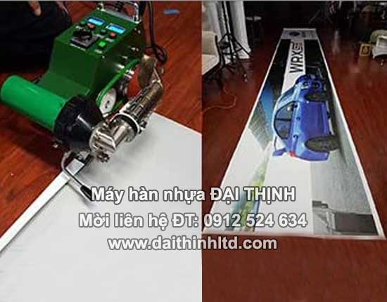 M&aacute;y h&agrave;n bạt quảng c&aacute;o, banner vải biểu ngữ LST UME