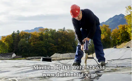 M&aacute;y h&agrave;n đ&ugrave;n bạt HDPE Weldy Booster EX2