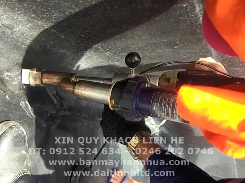 M&aacute;y h&agrave;n đ&ugrave;n Weldy Booster EX2 M&aacute;y h&agrave;n bạt nhựa HDPE