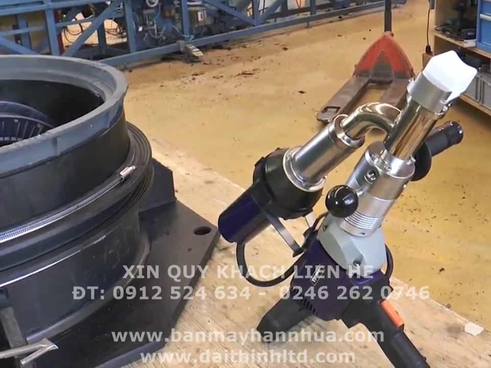M&aacute;y h&agrave;n đ&ugrave;n Weldy Booster EX2 M&aacute;y h&agrave;n ống nhựa, h&agrave;n bồn bể nhựa