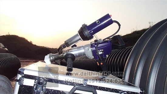 M&aacute;y h&agrave;n đ&ugrave;n, m&aacute;y h&agrave;n nhiệt nhựa đ&ugrave;n Weldy Booster EX2