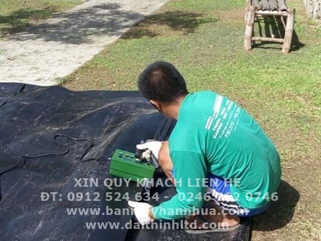 m&aacute;y h&agrave;n nhựa LST GM2 m&aacute;y h&agrave;n bạt hdpe l&agrave;m hầm biogas