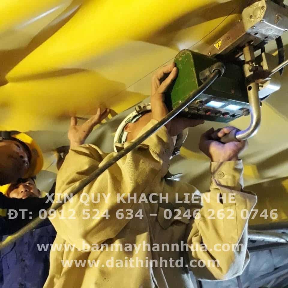 m&aacute;y h&agrave;n m&agrave;ng nhựa chống thấm model LST GM1