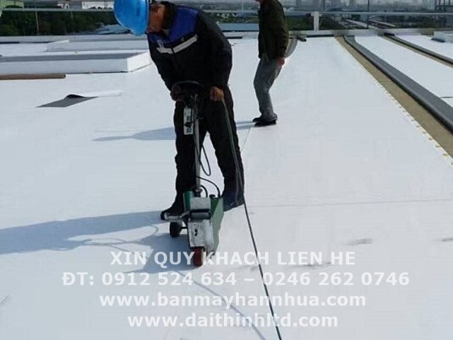 M&aacute;y h&agrave;n m&agrave;ng nhựa chống thấm dột LST WP1