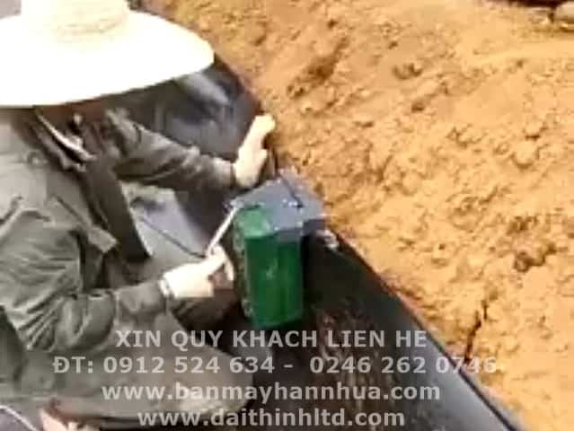M&aacute;y h&agrave;n bạt HDPE model m&aacute;y h&agrave;n nhựa LST GM2