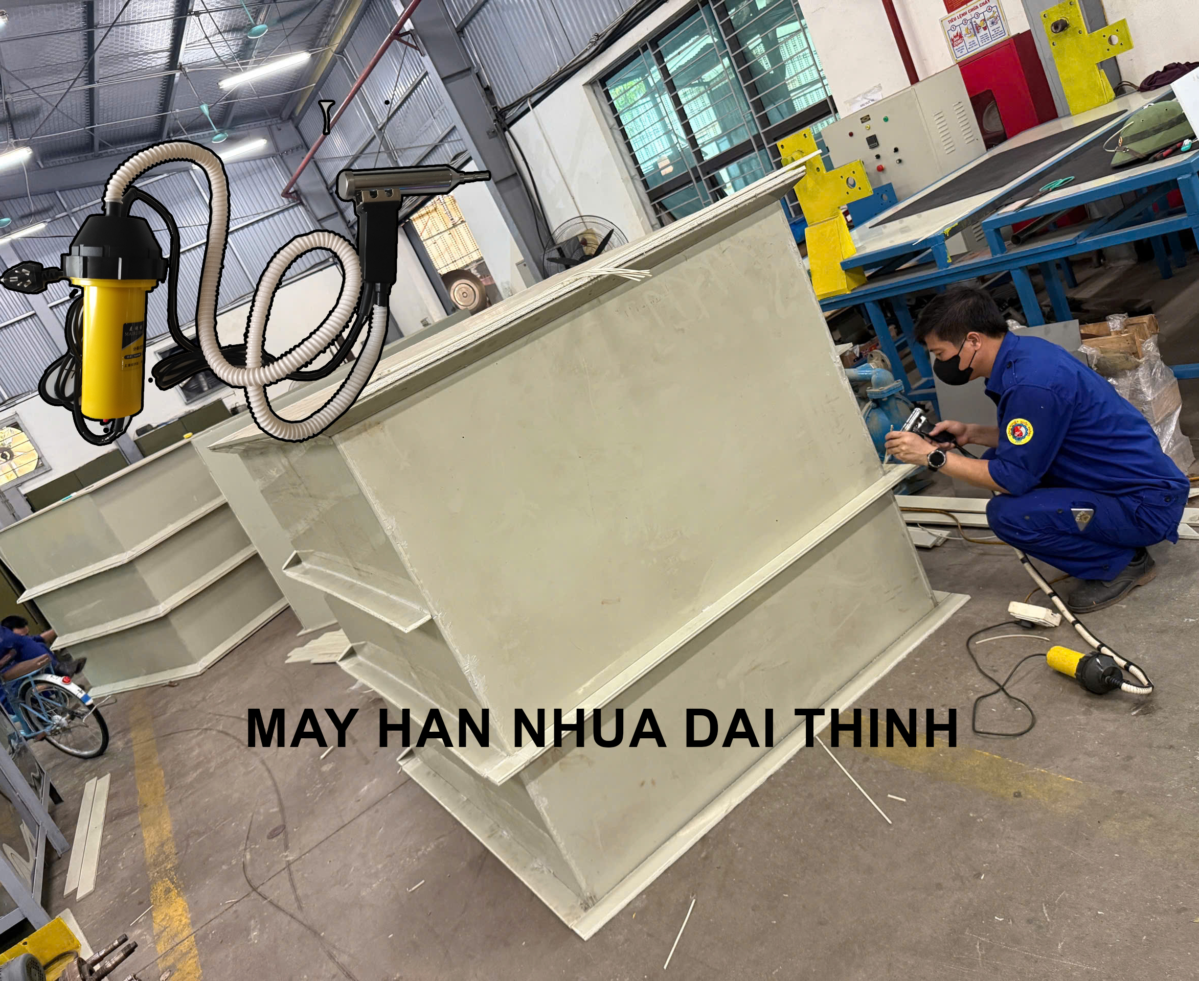 M&aacute;y h&agrave;n bồn bể nhựa , m&aacute;y h&agrave;n nhựa PP