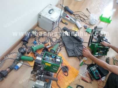 sửa chữa v&agrave; cung cấp phụ t&ugrave;ng m&aacute;y h&agrave;n nhựa