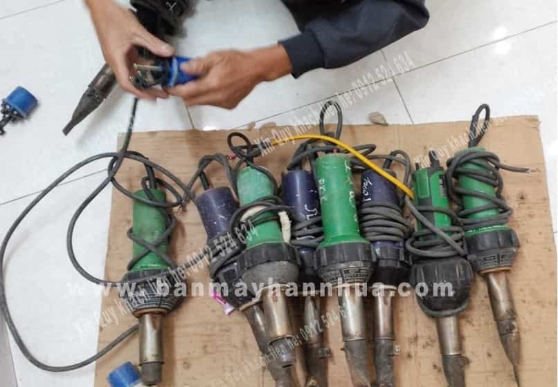 Sửa chữa thay thế phụ t&ugrave;ng m&aacute;y h&agrave;n nhựa cầm tay